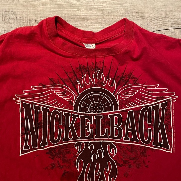 Nickelback Concert Tour T-Shirt Dark Horse 2009 Double Sided Men’s Size XL - Picture 3 of 5
